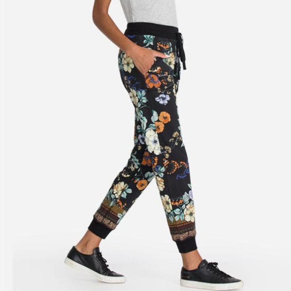 Johnny Was Golden Spring French Terry Jogger - Plus Size 2x